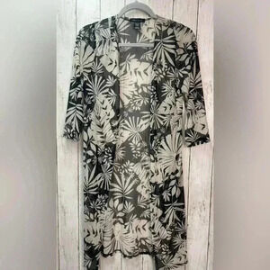 NE & LO Sheer cover up size small Black and White size SMALL